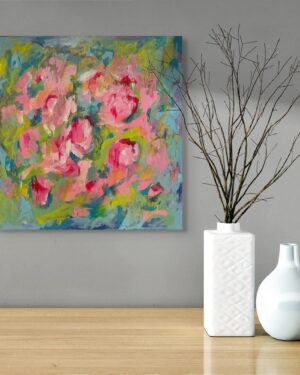 immutable beautiful 1 original canadian art painting flowers colourful art janet bright