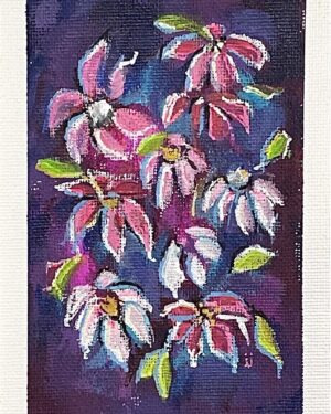 THEBRIGHTSHOPPE small painting violet skies ii puprple