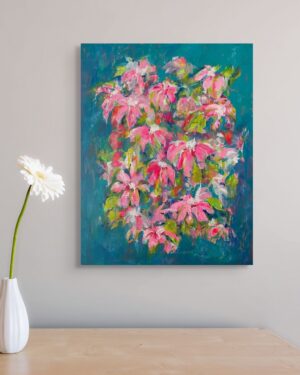 immutable beautiful la grande dame original flower painting thebrightshoppe janet bright artist